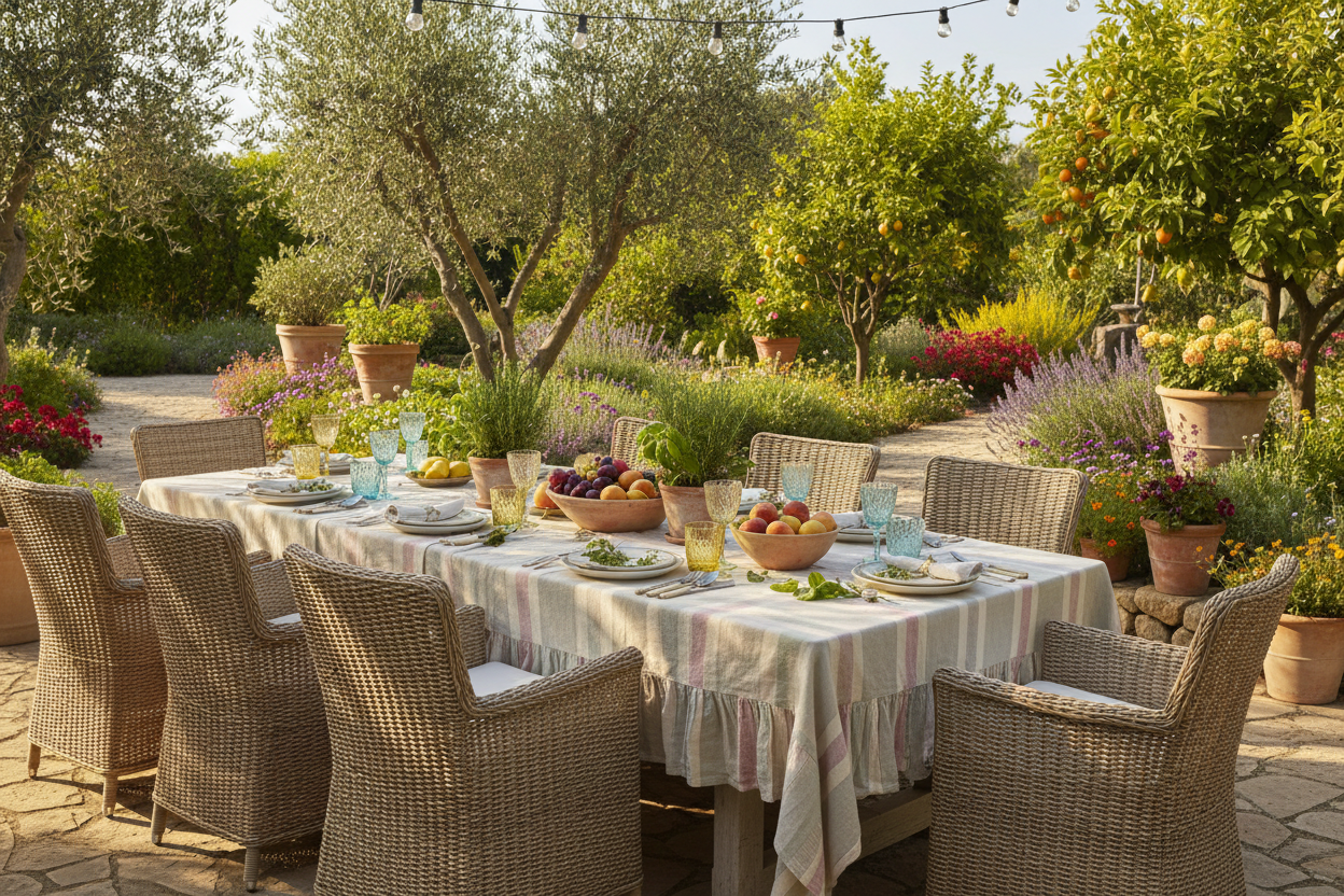Tavola estiva all'aperto: 5 idee slow per cene che sanno di vacanza (anche se sei sul tuo balcone)