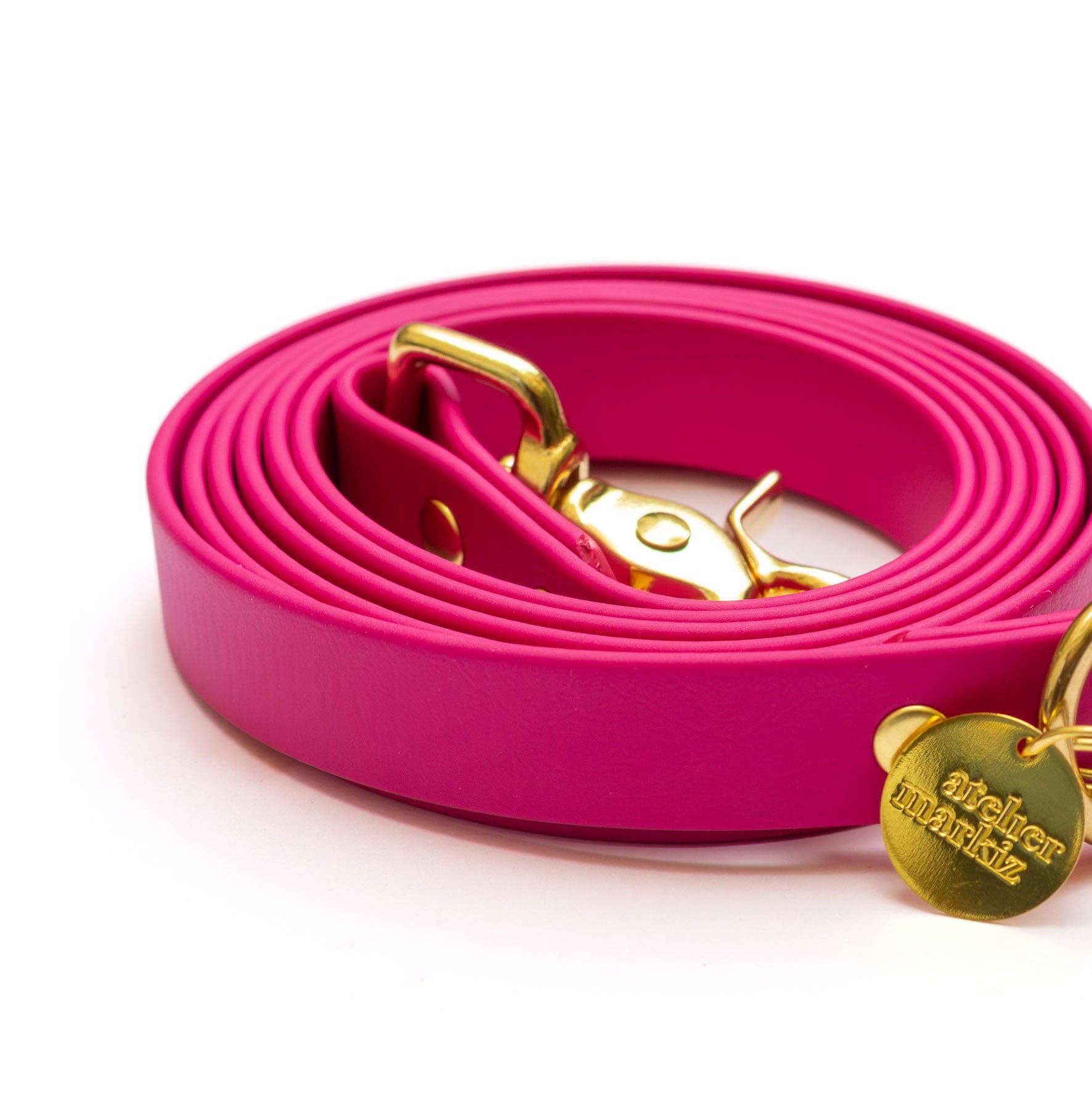 Guinzaglio impermeabile fucsia