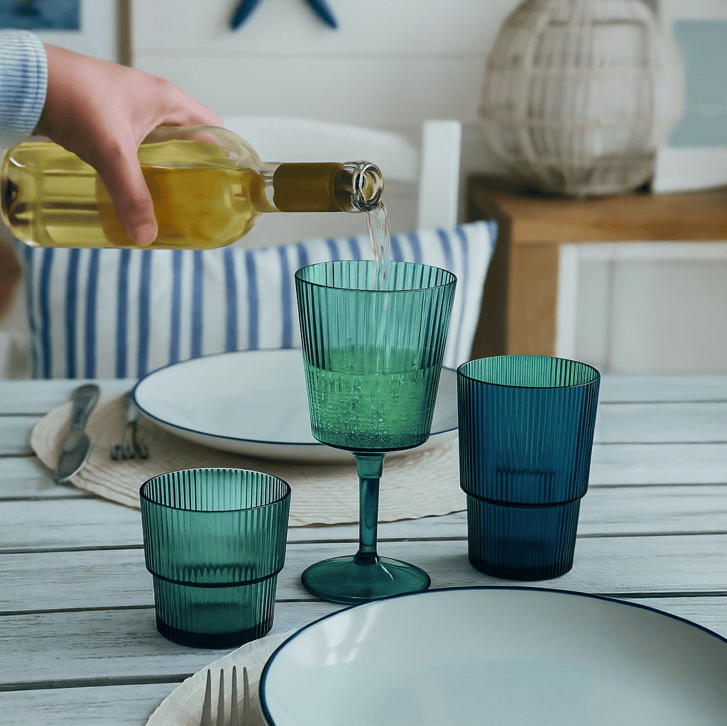 Set Bicchieri 3 pz Blu