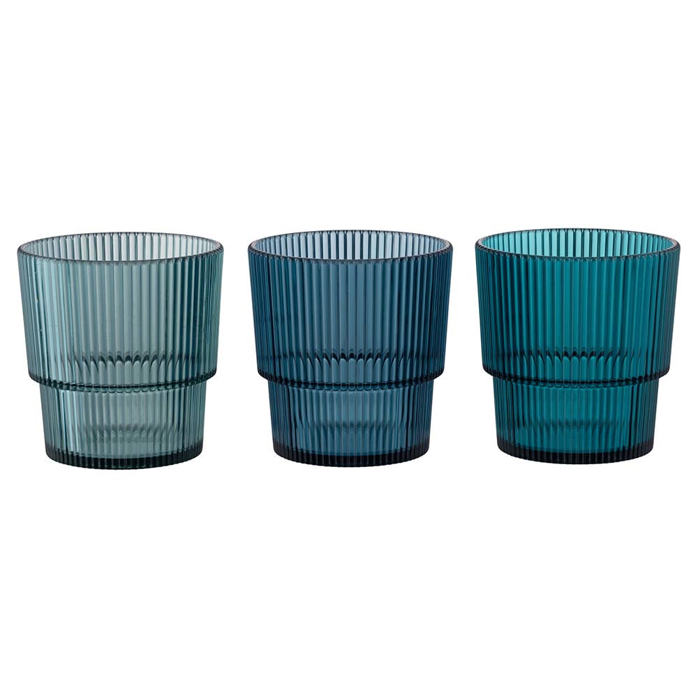 Set 3 Bicchieri UNICO Blu - 300 ml
