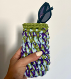Astuccio Occhiali Crochet Multicolore Fatto a Mano