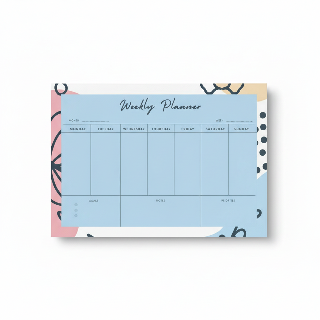Weekly Planner - Flowers