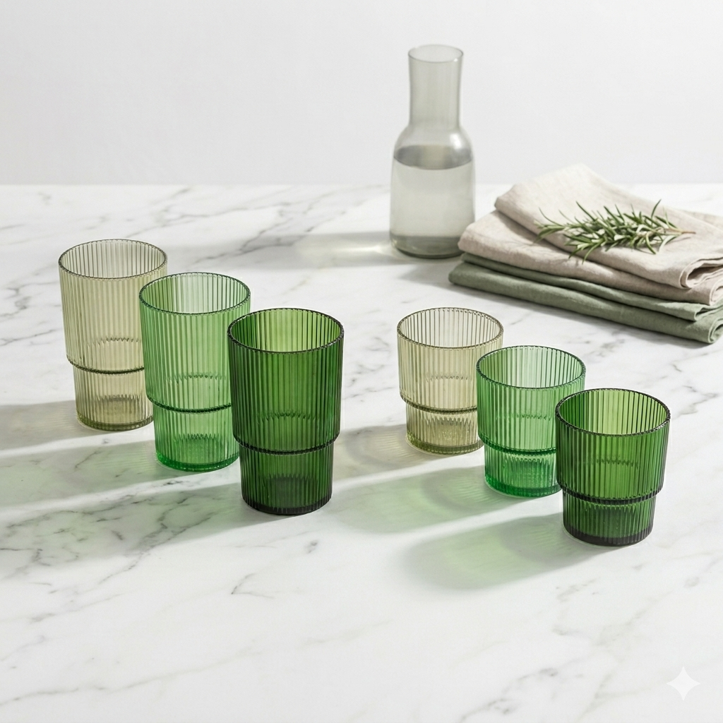 Set Bicchieri Verdi