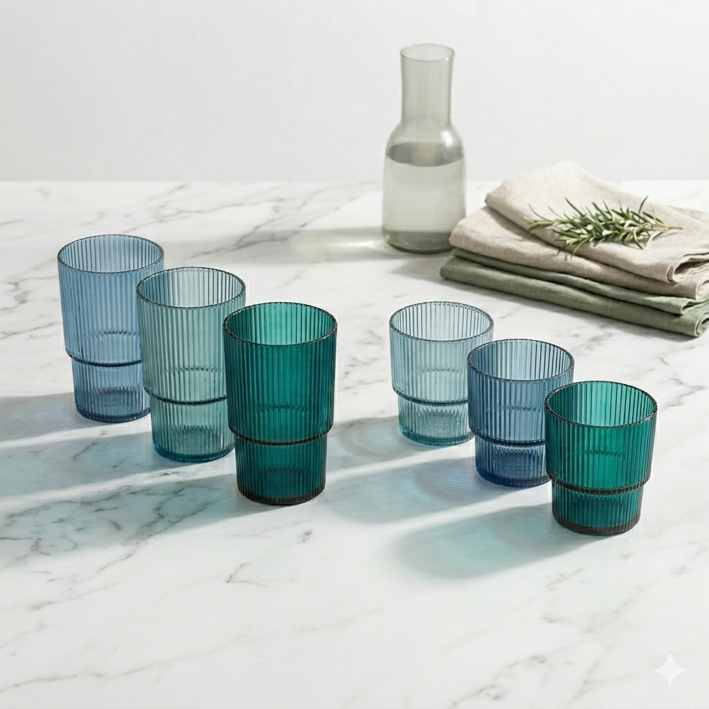 Set Bicchieri Blu