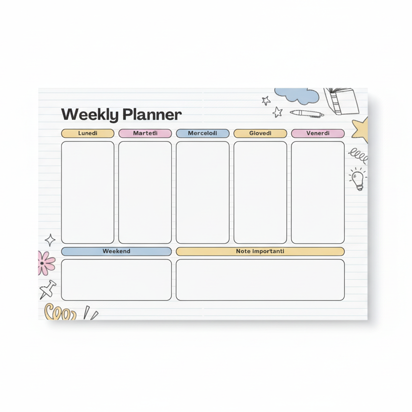 Weekly Planner studio
